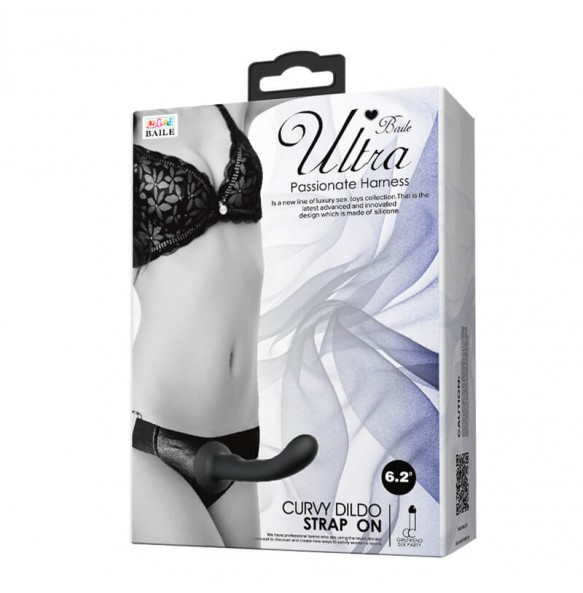 BAILE - Curvy Dildo Female Strap-On (L:15.8cm - D:3.8cm)